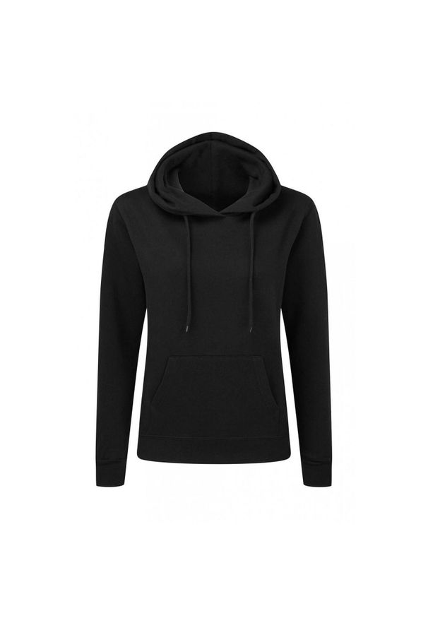 SG - Bluza Damska Z Kapturem. Typ kołnierza: kaptur. Kolor: czarny
