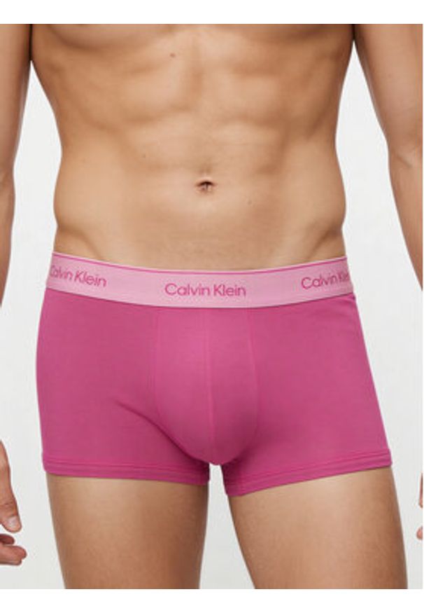 Calvin Klein Underwear Komplet bokserek LV00NB4550 Kolorowy. Materiał: bawełna. Wzór: kolorowy