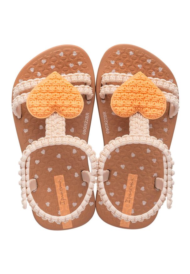 Ipanema Jr. Kinersandalen Sandaal Bruin Bruin 21. Kolor: wielokolorowy, czerwony, brązowy, pomarańczowy. Styl: sportowy
