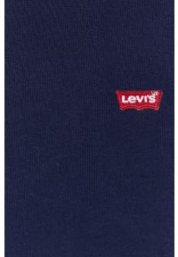 Levi's® - Levi's Bluza bawełniana damska kolor granatowy gładka. Okazja: na spotkanie biznesowe. Kolor: niebieski. Materiał: bawełna. Długość rękawa: długi rękaw. Długość: długie. Wzór: gładki. Styl: biznesowy #5