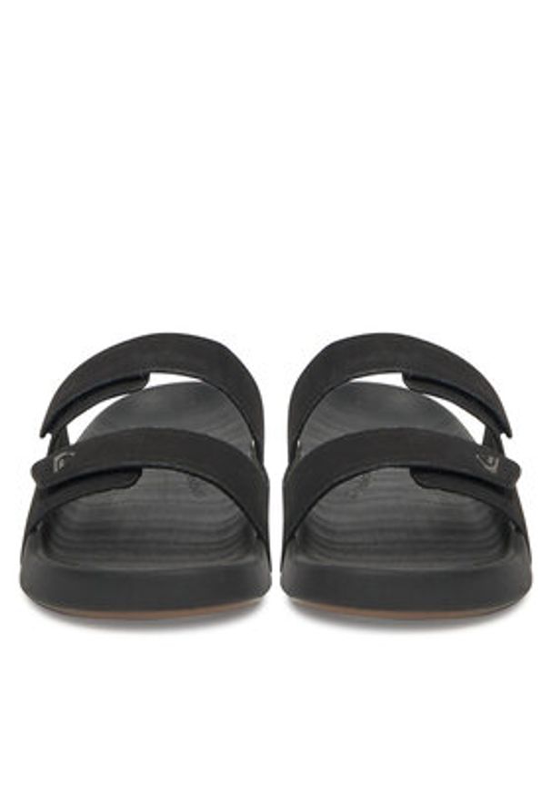 Quiksilver Klapki CWBEO-RAPID-01 MI08 Czarny. Kolor: czarny. Materiał: nubuk, skóra