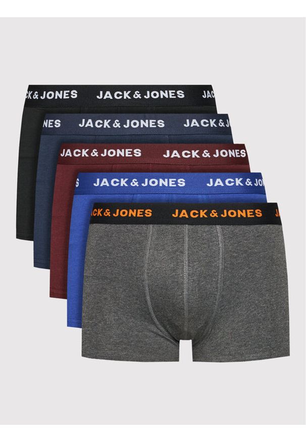 Jack & Jones Komplet 5 par bokserek Black Friday 12169662 Kolorowy. Materiał: bawełna. Wzór: kolorowy