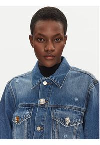 ViCOLO Kurtka jeansowa DD5216 Granatowy Regular Fit. Kolor: niebieski. Materiał: bawełna, jeans