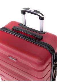 Ochnik - Komplet walizek na kółkach 19''/24''/28''. Kolor: czerwony. Materiał: guma, poliester, materiał, kauczuk #2