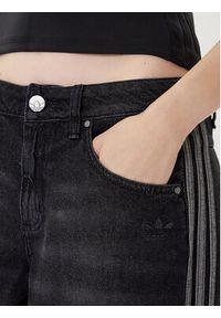 Adidas - adidas Jeansy adicolor Denim Adilenium JV7453 Czarny Wide Leg. Kolor: czarny #5