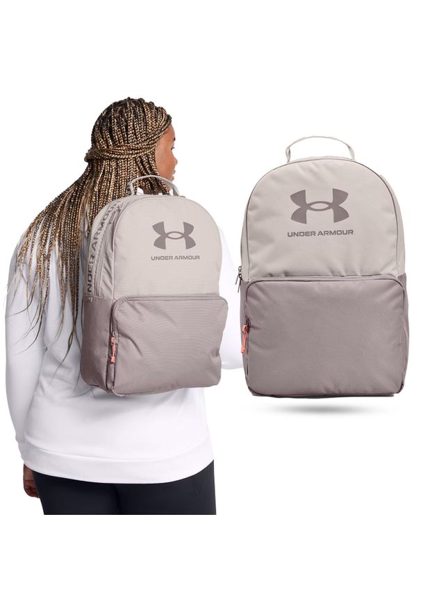 Under Armour - Plecak miejski UNDER ARMOUR Loudon Backpack 25L. Kolor: beżowy