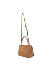 TOMMY HILFIGER - Tommy Hilfiger Torebka Th Her Mini Tote AW0AW17190 Brązowy. Kolor: brązowy. Materiał: skórzane #6