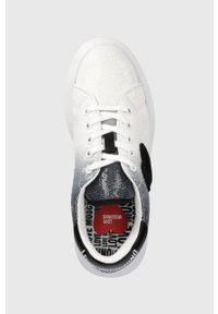 Love Moschino buty kolor biały. Nosek buta: okrągły. Zapięcie: sznurówki. Kolor: biały. Materiał: guma. Obcas: na platformie #2