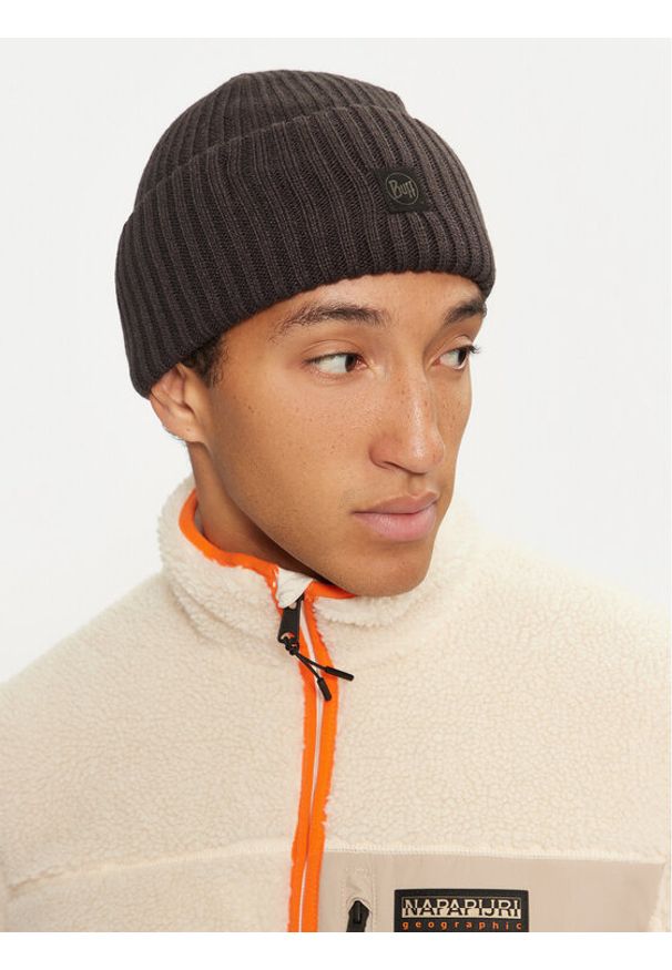 Buff Czapka Knitted Hat Rutger 129694.901.10 Szary. Kolor: szary. Materiał: materiał