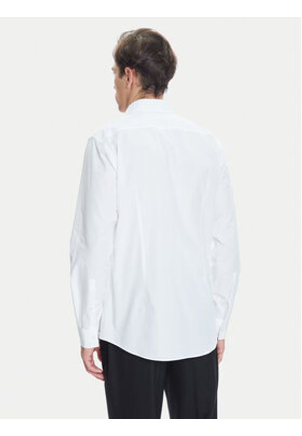 Hugo - HUGO Koszula C-Jason 50293691 Biały Slim Fit. Kolor: biały. Materiał: bawełna