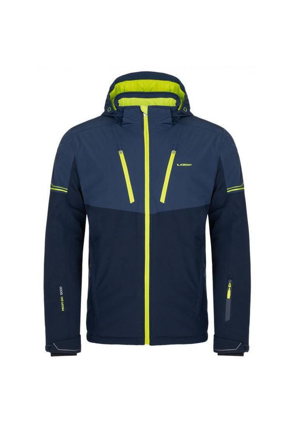 ZEAGLE - Kurtka narciarska męska Glemo Fobby, wodoodporna, 2XL. Kolor: wielokolorowy, niebieski, żółty, zielony. Sezon: zima. Sport: narciarstwo