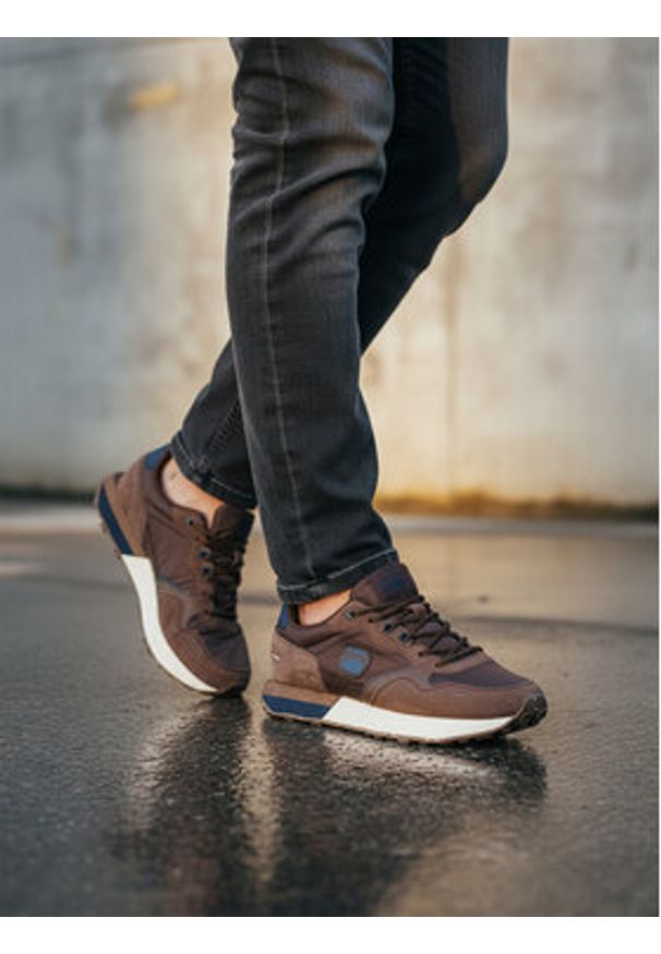 G-Star RAW - G-Star Raw Sneakersy CEO-LEO-01 WE Brązowy. Kolor: brązowy. Materiał: materiał