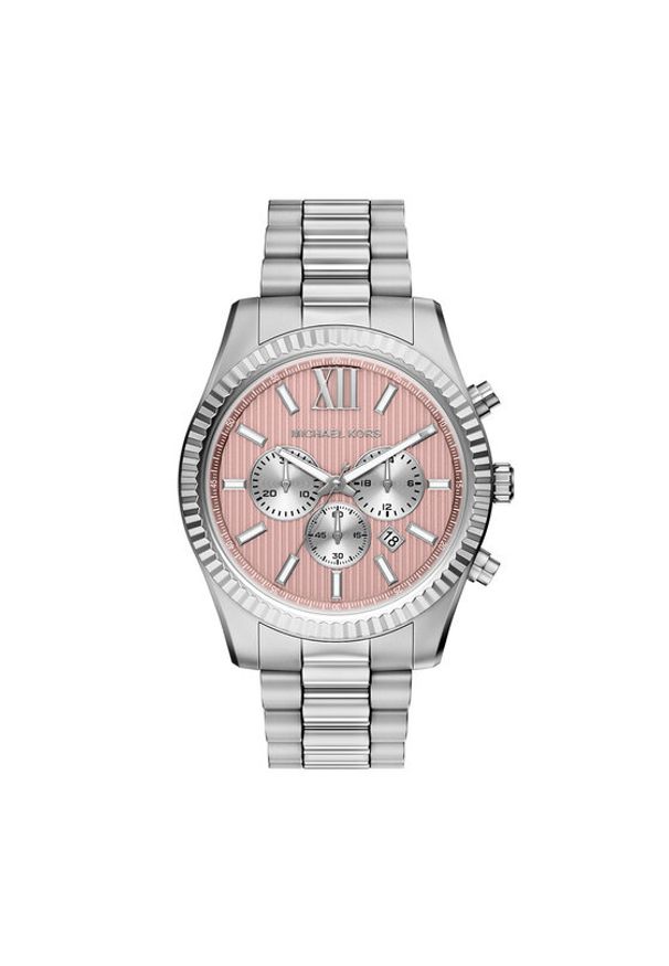 Michael Kors Zegarek Lexington Man Chrono MK9247 Srebrny. Kolor: srebrny