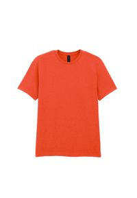 GILDAN - Bawełniana Koszulka Unisex Dla Dorosłych W Miękkim Stylu. Kolor: żółty, pomarańczowy, wielokolorowy. Materiał: bawełna