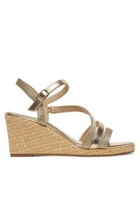 Espadryle Tamaris. Kolor: złoty