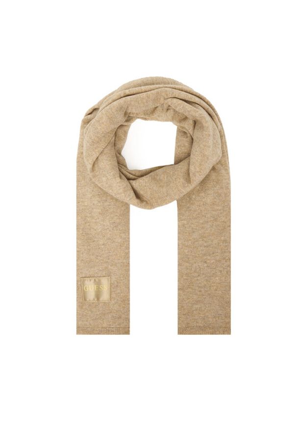Guess Szalik AW5437 POL03 Beżowy. Kolor: beżowy. Materiał: wełna