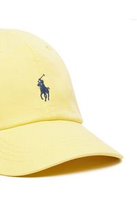 Polo Ralph Lauren Czapka z daszkiem 211912843059 Żółty. Kolor: żółty. Materiał: materiał, bawełna