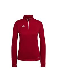 Bluza piłkarska damska Adidas Entrada 22 Training Top. Kolor: czerwony. Sport: piłka nożna #2