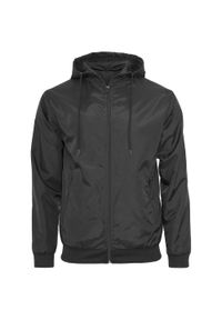 BUILD YOUR BRAND - Kurtka Windrunner Dla Dorosłych Unisex. Kolor: czarny