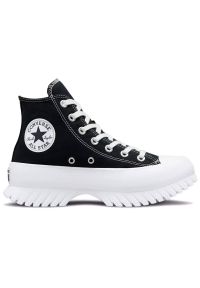 Buty Converse Chuck Taylor All Star Lugged 2.0 A00870C - czarne. Kolor: czarny. Materiał: guma. Szerokość cholewki: normalna. Wzór: jodełka. Obcas: na platformie. Model: Converse All Star