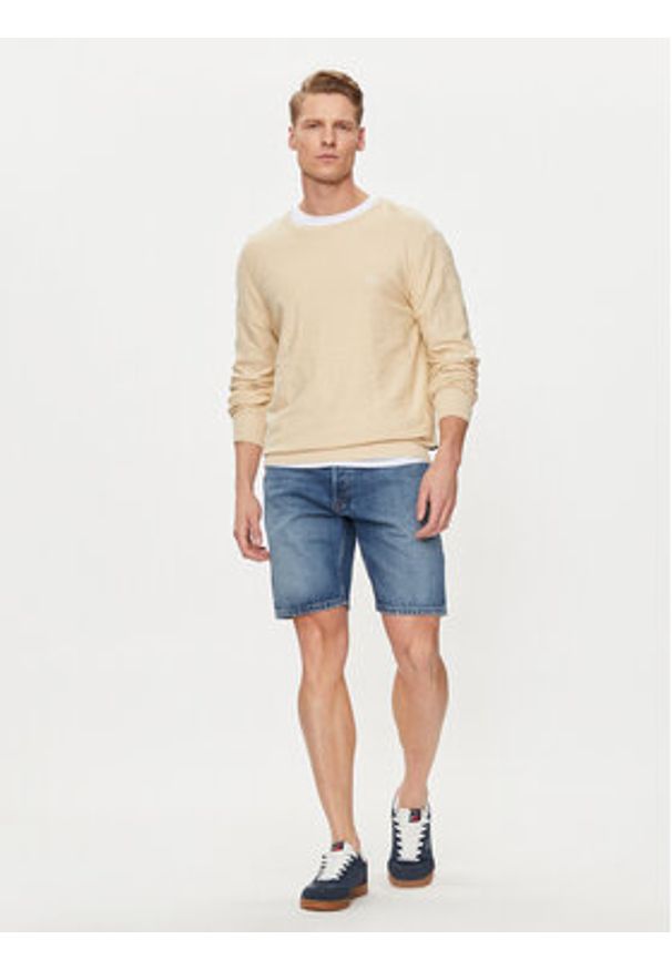 Only & Sons Szorty jeansowe Edge 22029179 Niebieski Straight Fit. Kolor: niebieski. Materiał: bawełna
