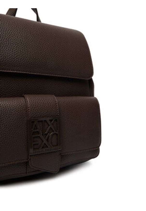 Armani Exchange Plecak XW002591 AF11902 U6018 Brązowy. Kolor: brązowy. Materiał: skóra