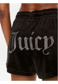Juicy Couture Szorty sportowe Tamia JCWH121001 Czarny Regular Fit. Kolor: czarny. Materiał: syntetyk