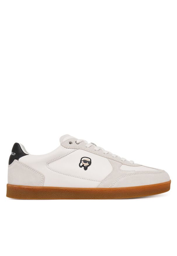 Karl Lagerfeld - KARL LAGERFELD Sneakersy Kandidate KL53833N Biały. Kolor: biały. Materiał: skóra, zamsz