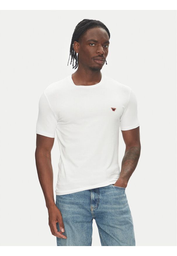 Emporio Armani Underwear T-Shirt EM000379 AF10784 U0002 Biały Slim Fit. Kolor: biały. Materiał: bawełna