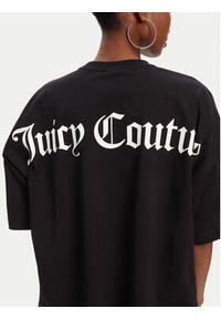 Juicy Couture T-Shirt Boyfriend JCTES09 Czarny Relaxed Fit. Kolor: czarny. Materiał: bawełna #3