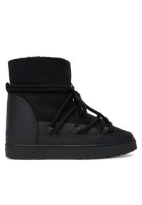 Inuikii Śniegowce Classic Wedge 1001.004.0042 Czarny. Kolor: czarny. Materiał: zamsz, skóra