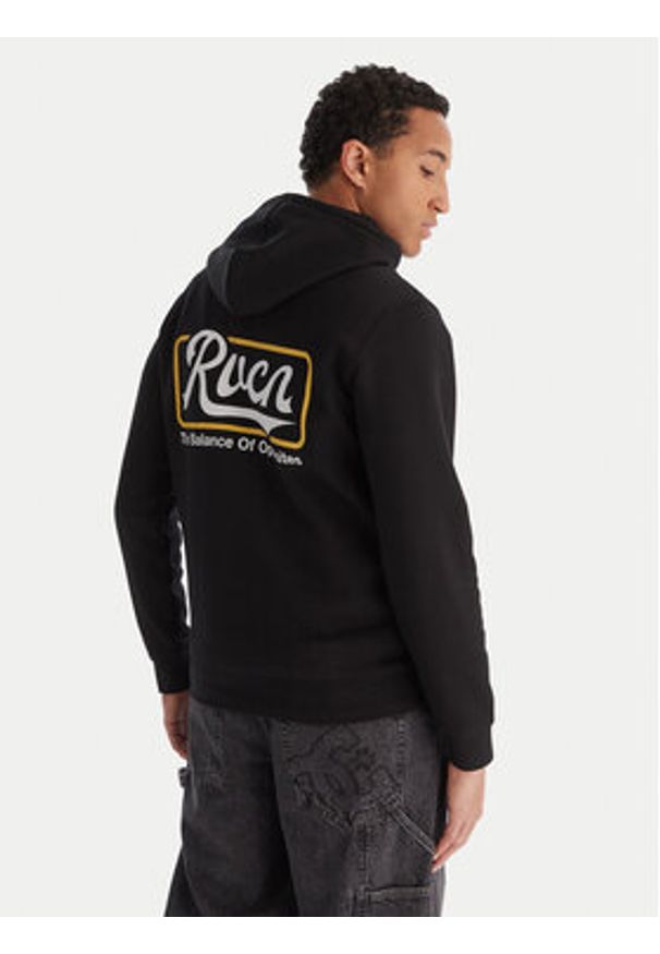 RVCA Bluza Frame Up 23A413506 Czarny Regular Fit. Kolor: czarny. Materiał: bawełna