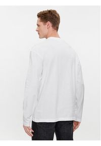 Calvin Klein Longsleeve K10K111847 Biały Regular Fit. Kolor: biały. Materiał: bawełna. Długość rękawa: długi rękaw