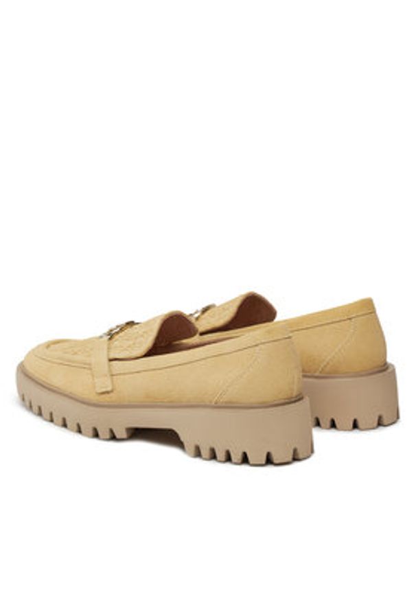Liu Jo Loafersy Cora 01 SA4001 PX002 Beżowy. Kolor: beżowy. Materiał: zamsz, skóra