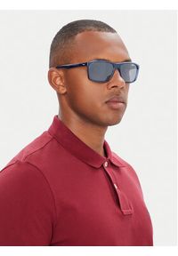 Nike Okulary przeciwsłoneczne Fire L P FD1819 434 Granatowy. Kolor: niebieski
