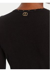 TwinSet - TWINSET Sukienka dzianinowa 252TP3271 Czarny Regular Fit. Kolor: czarny. Materiał: syntetyk #2