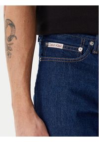 Calvin Klein Jeans Jeansy J30J327207 Granatowy Straight Fit. Kolor: niebieski