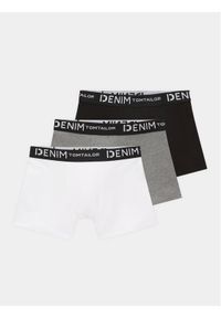 Tom Tailor Denim Komplet 3 par bokserek 1038850 Kolorowy. Materiał: bawełna. Wzór: kolorowy