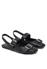 Karl Lagerfeld - KARL LAGERFELD Baleriny Konnie KL40186A Czarny. Kolor: czarny. Materiał: skóra #2