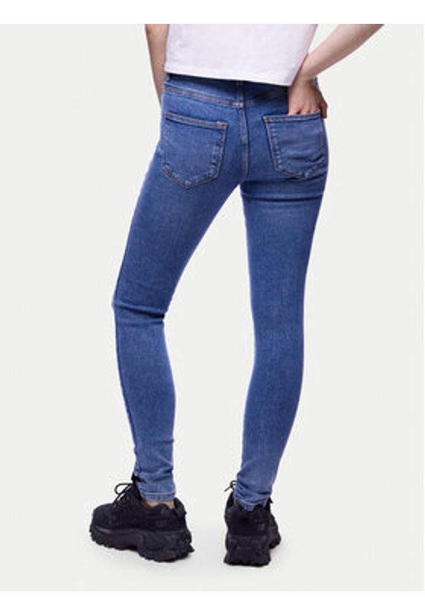 Pieces Jeansy Dana 17148021 Niebieski Skinny Fit. Kolor: niebieski