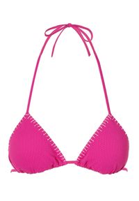MARYSIA SWIM - Różowy top od bikini Lampone. Kolor: różowy, wielokolorowy, fioletowy. Materiał: materiał #4