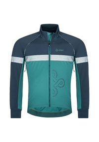 Męska kurtka rowerowa softshell Kilpi NERETO-M. Kolor: zielony. Materiał: softshell