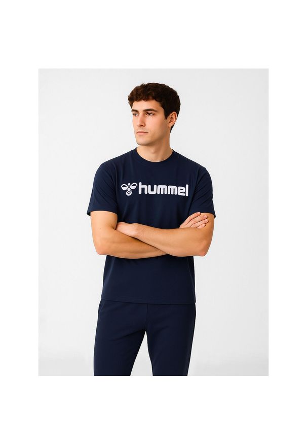 Koszulka Hummel Mover. Kolor: niebieski. Sport: piłka nożna