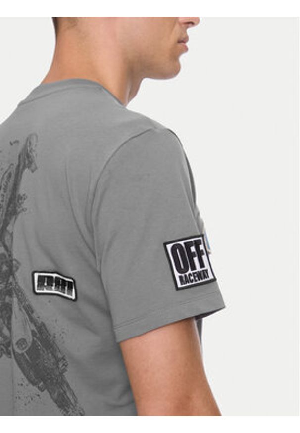 Replay T-Shirt M6928 .000.23608P Szary Regular Fit. Kolor: szary. Materiał: bawełna