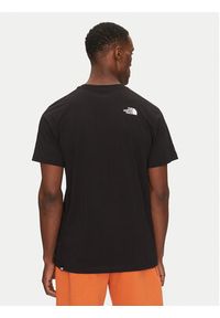 The North Face T-Shirt Fine NF0A8A6M Czarny Regular Fit. Kolor: czarny. Materiał: bawełna #3