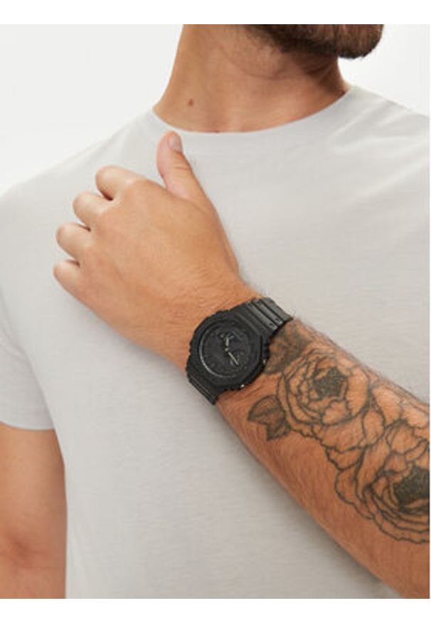 G-Shock Zegarek GA-2100-1A1ER Czarny. Kolor: czarny