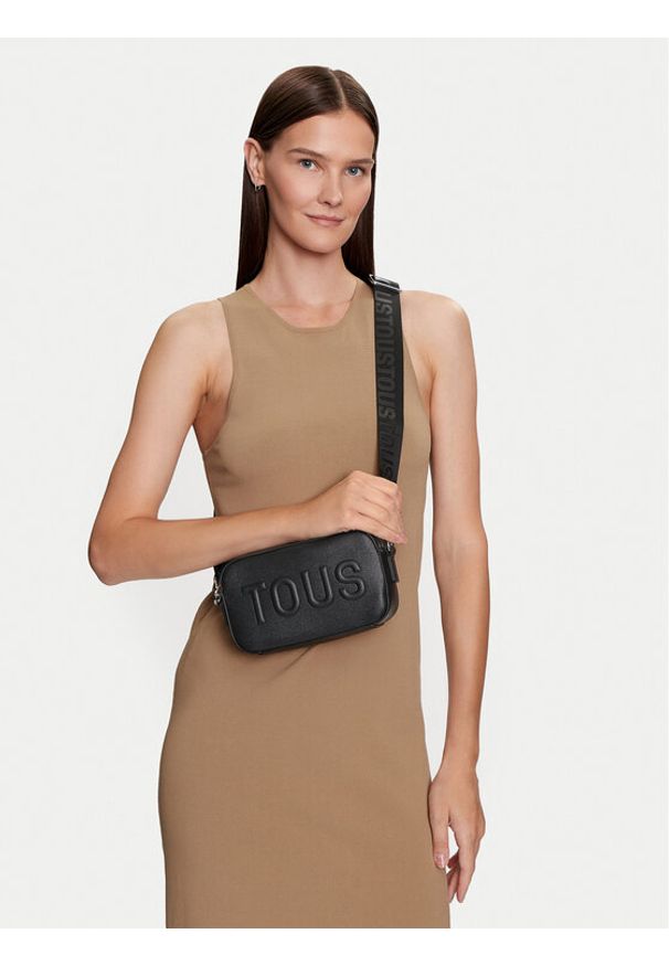 Tous - TOUS Torebka Bandolera Reporter T La Rue New 2001935351 Czarny. Kolor: czarny. Materiał: skórzane