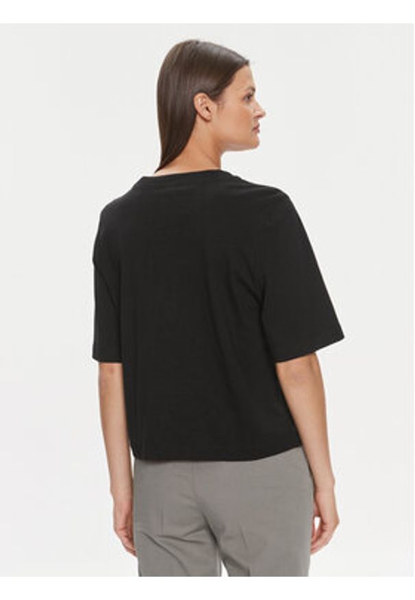 United Colors of Benetton - United Colors Of Benetton T-Shirt 3BL0E17G5 Czarny Boxy Fit. Kolor: czarny. Materiał: bawełna