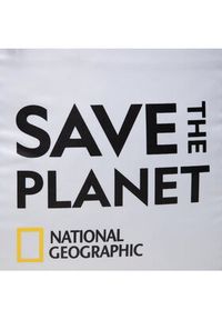 National Geographic Plecak Drawstring N0890E.01 Biały. Kolor: biały. Materiał: materiał