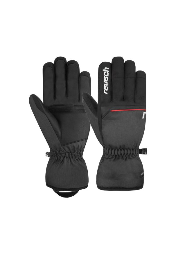 Reusch - Rękawice REUSCH Snow King. Kolor: czarny, czerwony, wielokolorowy. Sezon: zima. Sport: narciarstwo